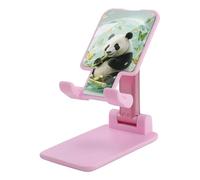 HETVBNS Green Crystal Storm Panda Phone Stand for Desk - Adjustable & Foldable Tablet Stand Portable Cell Phone Stand Holder Compatible with 4-13" Smartphones, Tablets