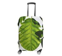 HETVBNS Green Leaves Pattern Luggage Cover, Elastic Luggage Protector Fits 19-32in Suitcases, Washable & Anti-Scratch Suitcase Cover for Men Women, style, M, Classic