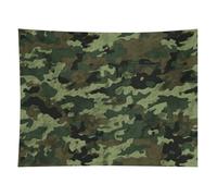 HETVBNS Green Military Camo Tapestry Wall Hanging - 60"x80" Aesthetic Tapestries Soft Polyester Wall Art Decor Large Tapestry for Bedroom Living Room Dorm Backdrop, Hanging Kit Included