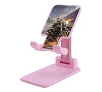 HETVBNS Guan Yu Rides A Motorcycle Phone Stand for Desk - Adjustable & Foldable Tablet Stand Portable Cell Phone Stand Holder Compatible with 4-13" Smartphones, Tablets