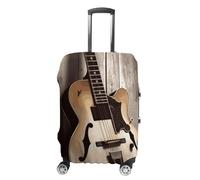 HETVBNS Guitar Pictures Luggage Cover, Elastic Luggage Protector Fits 19-32in Suitcases, Washable & Anti-Scratch Suitcase Cover for Men Women, style, M, Classic