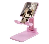 HETVBNS Guitar Pictures Phone Stand for Desk - Adjustable & Foldable Tablet Stand Portable Cell Phone Stand Holder Compatible with 4-13" Smartphones, Tablets