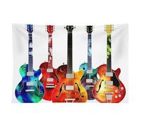 HETVBNS Guitars Tapestry Wall Hanging - 40"x60" Aesthetic Tapestries Soft Polyester Wall Art Decor Large Tapestry for Bedroom Living Room Dorm Backdrop, Hanging Kit Included