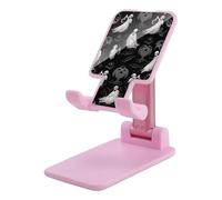HETVBNS Halloween Goth Phone Stand for Desk - Adjustable & Foldable Tablet Stand Portable Cell Phone Stand Holder Compatible with 4-13" Smartphones, Tablets
