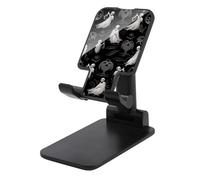 HETVBNS Halloween Goth Phone Stand for Desk - Adjustable & Foldable Tablet Stand Portable Cell Phone Stand Holder Compatible with 4-13" Smartphones, Tablets