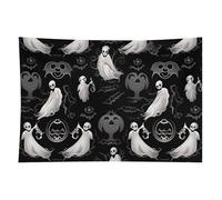 HETVBNS Halloween Goth Tapestry Wall Hanging - 60"x90" Aesthetic Tapestries Soft Polyester Wall Art Decor Large Tapestry for Bedroom Living Room Dorm Backdrop, Hanging Kit Included