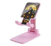 HETVBNS Halloween Night Phone Stand for Desk - Adjustable & Foldable Tablet Stand Portable Cell Phone Stand Holder Compatible with 4-13" Smartphones, Tablets