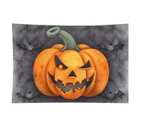HETVBNS Halloween Pumpkin Tapestry Wall Hanging - 60"x90" Aesthetic Tapestries Soft Polyester Wall Art Decor Large Tapestry for Bedroom Living Room Dorm Backdrop, Hanging Kit Included