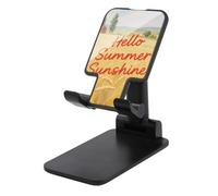 HETVBNS Hello Summer Sunshine Phone Stand for Desk - Adjustable & Foldable Tablet Stand Portable Cell Phone Stand Holder Compatible with 4-13" Smartphones, Tablets