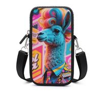 HETVBNS Hippie Sheep Cell Phone Bag with Detachable Strap, Aesthetic Mini Sling Bag Small Crossbody Bag for Phone