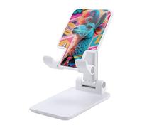 HETVBNS Hippie Sheep Phone Stand for Desk - Adjustable & Foldable Tablet Stand Portable Cell Phone Stand Holder Compatible with 4-13" Smartphones, Tablets