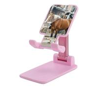 HETVBNS Horse in The Street Phone Stand for Desk - Adjustable & Foldable Tablet Stand Portable Cell Phone Stand Holder Compatible with 4-13" Smartphones, Tablets