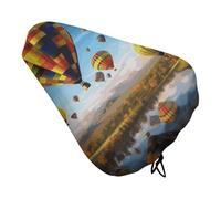 HETVBNS Hot Air Balloons Bike Seat Cover Waterproof Bicycle Seat Cover