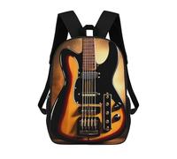 HETVBNS Instrumental Guitar Backpack for Women Men, Durable 600D Polyester Bookbag with Large Capacity, Lightweight 17 Inch Laptop Backpack Minimalism Casual Daypack for Work, Travel