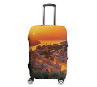 HETVBNS Italian Sunset Luggage Cover, Elastic Luggage Protector Fits 19-32in Suitcases, Washable & Anti-Scratch Suitcase Cover for Men Women, style, M, Classic