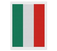 HETVBNS Italy Flag Diamond Painting Kits for Adults, Full Round Drill DIY Diamond Art for Beginners, 5D Gem Art and Crafts for Home Wall Decor 12"x16"