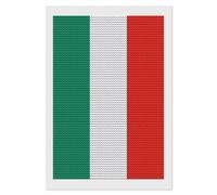 HETVBNS Italy Flag Diamond Painting Kits for Adults, Full Round Drill DIY Diamond Art for Beginners, 5D Gem Art and Crafts for Home Wall Decor 8"x12"
