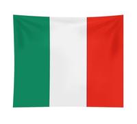 HETVBNS Italy Flag Tapestry Wall Hanging - 50"x60" Aesthetic Tapestries Soft Polyester Wall Art Decor Large Tapestry for Bedroom Living Room Dorm Backdrop, Hanging Kit Included