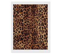 HETVBNS Leopard Print Diamond Painting Kits for Adults, Full Round Drill DIY Diamond Art for Beginners, 5D Gem Art and Crafts for Home Wall Decor 12"x16"