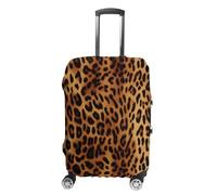 HETVBNS Leopard Print Luggage Cover, Elastic Luggage Protector Fits 19-32in Suitcases, Washable & Anti-Scratch Suitcase Cover for Men Women, style, XL, Classic