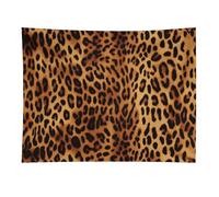 HETVBNS Leopard Print Tapestry Wall Hanging - 30"x40" Aesthetic Tapestries Soft Polyester Wall Art Decor Large Tapestry for Bedroom Living Room Dorm Backdrop, Hanging Kit Included
