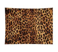 HETVBNS Leopard Print Tapestry Wall Hanging - 60"x80" Aesthetic Tapestries Soft Polyester Wall Art Decor Large Tapestry for Bedroom Living Room Dorm Backdrop, Hanging Kit Included