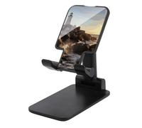 HETVBNS Lighthouse Rocks Seaside Phone Stand for Desk - Adjustable & Foldable Tablet Stand Portable Cell Phone Stand Holder Compatible with 4-13" Smartphones, Tablets