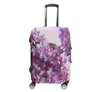 HETVBNS Lilac Flowers Luggage Cover, Elastic Luggage Protector Fits 19-32in Suitcases, Washable & Anti-Scratch Suitcase Cover for Men Women, style, L, Classic