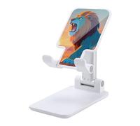 HETVBNS Lions in The Desert Phone Stand for Desk - Adjustable & Foldable Tablet Stand Portable Cell Phone Stand Holder Compatible with 4-13" Smartphones, Tablets