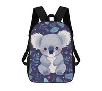 HETVBNS Lovely Koala Backpack for Women Men, Durable 600D Polyester Bookbag with Large Capacity, Lightweight 17 Inch Laptop Backpack Minimalism Casual Daypack for Work, Travel