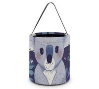 HETVBNS Lovely Koala Candy Bag Halloween Trick Or Treat Bucket 7.9x8.3in, Reusable Gift Bags for Party Holiday Wedding