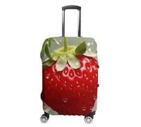 HETVBNS Lovely Strawberry Luggage Cover, Elastic Luggage Protector Fits 19-32in Suitcases, Washable & Anti-Scratch Suitcase Cover for Men Women, style, Small, Classic