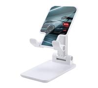HETVBNS Luxury Sports Car Phone Stand for Desk - Adjustable & Foldable Tablet Stand Portable Cell Phone Stand Holder Compatible with 4-13" Smartphones, Tablets