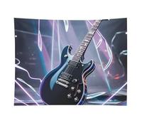 HETVBNS Magic Electric Guitar Music Tapestry Wall Hanging - 30"x40" Aesthetic Tapestries Soft Polyester Wall Art Decor Large Tapestry for Bedroom Living Room Dorm Backdrop, Hanging Kit Included