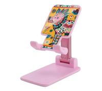 HETVBNS Mexican Otomi Animal Phone Stand for Desk - Adjustable & Foldable Tablet Stand Portable Cell Phone Stand Holder Compatible with 4-13" Smartphones, Tablets