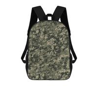 HETVBNS Military Woods Camouflage Backpack for Women Men, Durable 600D Polyester Bookbag with Large Capacity, Lightweight 17 Inch Laptop Backpack Minimalism Casual Daypack for Work, Travel