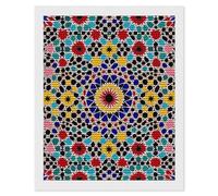 HETVBNS Moroccan Color Diamond Painting Kits for Adults, Full Round Drill DIY Diamond Art for Beginners, 5D Gem Art and Crafts for Home Wall Decor 16"x20"