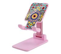 HETVBNS Moroccan Color Phone Stand for Desk - Adjustable & Foldable Tablet Stand Portable Cell Phone Stand Holder Compatible with 4-13" Smartphones, Tablets