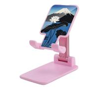 HETVBNS Mountain Lotus Phone Stand for Desk - Adjustable & Foldable Tablet Stand Portable Cell Phone Stand Holder Compatible with 4-13" Smartphones, Tablets