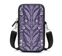 HETVBNS Natural Pattern Style Cell Phone Bag with Detachable Strap, Aesthetic Mini Sling Bag Small Crossbody Bag for Phone