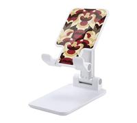 HETVBNS Natural Pattern Style Phone Stand for Desk - Adjustable & Foldable Tablet Stand Portable Cell Phone Stand Holder Compatible with 4-13" Smartphones, Tablets