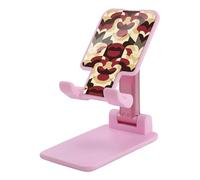 HETVBNS Natural Pattern Style Phone Stand for Desk - Adjustable & Foldable Tablet Stand Portable Cell Phone Stand Holder Compatible with 4-13" Smartphones, Tablets