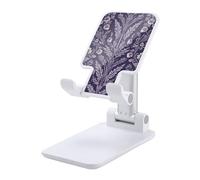 HETVBNS Natural Pattern Style Phone Stand for Desk - Adjustable & Foldable Tablet Stand Portable Cell Phone Stand Holder Compatible with 4-13" Smartphones, Tablets