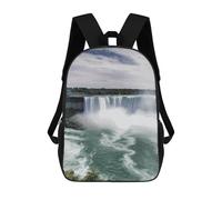 HETVBNS Niagara Falls Backpack for Women Men, Durable 600D Polyester Bookbag with Large Capacity, Lightweight 17 Inch Laptop Backpack Minimalism Casual Daypack for Work, Travel