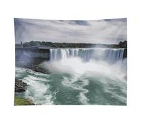 HETVBNS Niagara Falls Tapestry Wall Hanging - 30"x40" Aesthetic Tapestries Soft Polyester Wall Art Decor Large Tapestry for Bedroom Living Room Dorm Backdrop, Hanging Kit Included