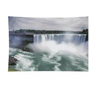 HETVBNS Niagara Falls Tapestry Wall Hanging - 40"x60" Aesthetic Tapestries Soft Polyester Wall Art Decor Large Tapestry for Bedroom Living Room Dorm Backdrop, Hanging Kit Included