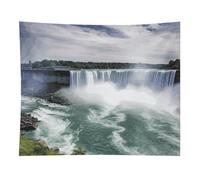 HETVBNS Niagara Falls Tapestry Wall Hanging - 50"x60" Aesthetic Tapestries Soft Polyester Wall Art Decor Large Tapestry for Bedroom Living Room Dorm Backdrop, Hanging Kit Included
