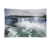 HETVBNS Niagara Falls Tapestry Wall Hanging - 60"x90" Aesthetic Tapestries Soft Polyester Wall Art Decor Large Tapestry for Bedroom Living Room Dorm Backdrop, Hanging Kit Included