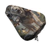 HETVBNS Nine Lions Bike Seat Cover Waterproof Bicycle Seat Cover