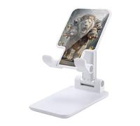 HETVBNS Nine Lions Phone Stand for Desk - Adjustable & Foldable Tablet Stand Portable Cell Phone Stand Holder Compatible with 4-13" Smartphones, Tablets